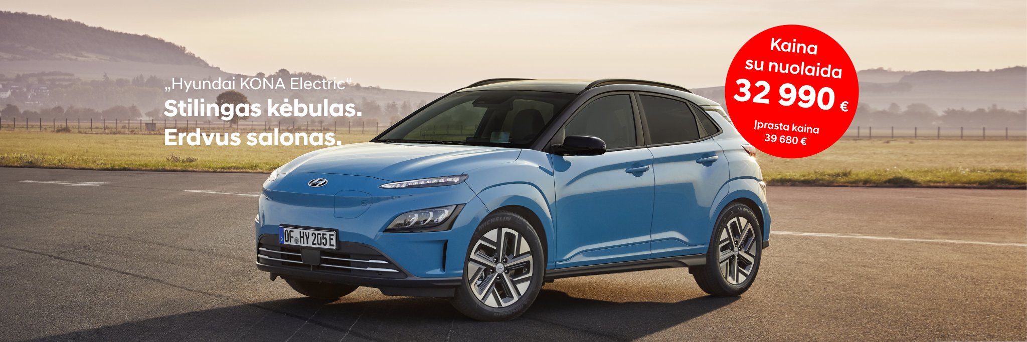 „Hyundai KONA Electric“ akcija 32 990
