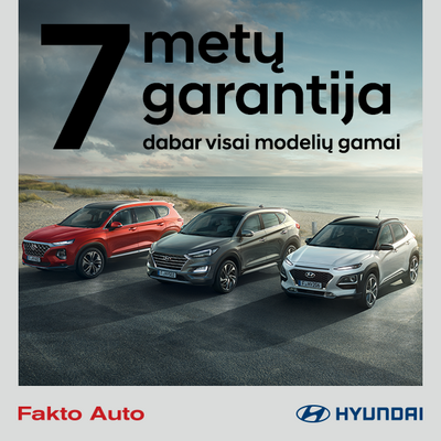 Ilgiausia garantija rinkoje iš „Hyundai“