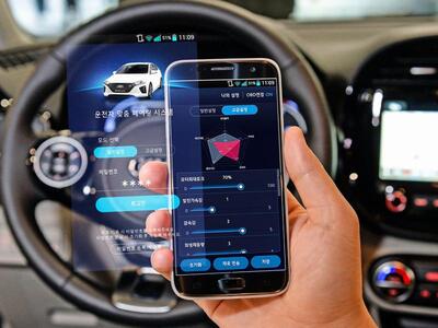 „Hyundai Motor Group“ pirmieji rinkoje pristato technologiją, kuri leis keisti elektromobilio dinamines savybes su išmaniuoju telefonu