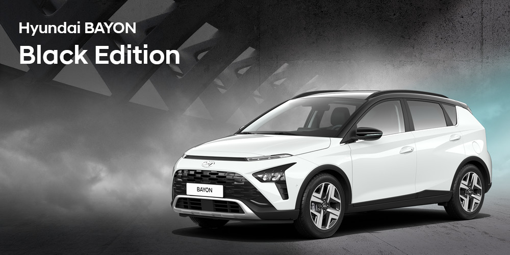 Hyundai BAYON black Edition praktiškas miesto visureigis
