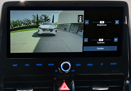 Hyundai IONIQ electric galinio veidrodėlio stebėjimas