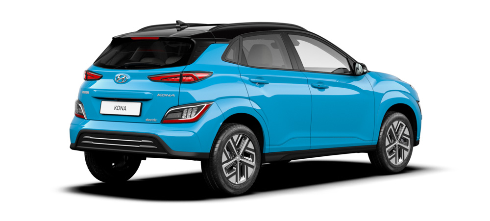 Hyundai KONA Electric my21 aptakus aerodinamiškas dizainas