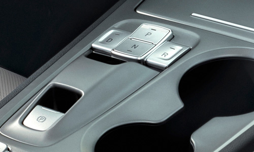 Hyundai KONA Electric elektriniai pavaros jungikliai