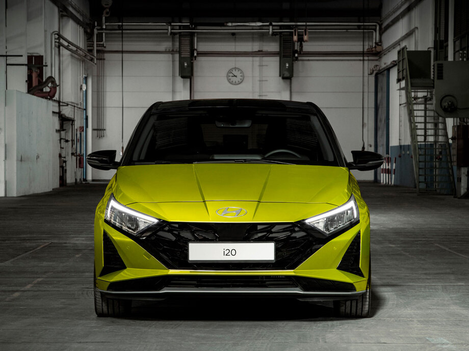 Naujasis Hyundai i20 Sportiškesnės priekinės grotelės