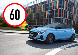 Naujasis Hyundai i20N MY21 išmanus greičio ribojimas