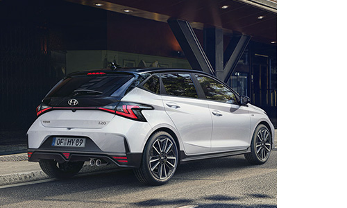 Hyundai i20 N LINE energingas galas