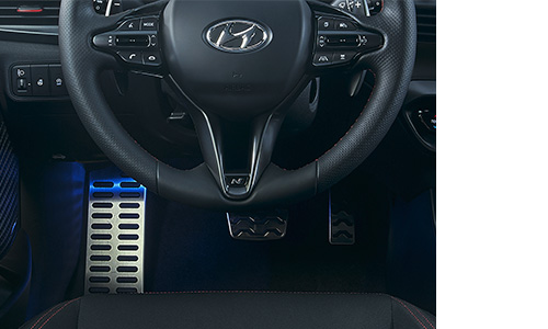 Hyundai i20 N LINE metaliniai pedalai