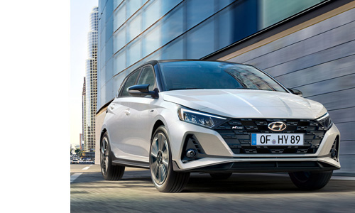 Hyundai i20 N LINE autosporto įkvėptas priekis