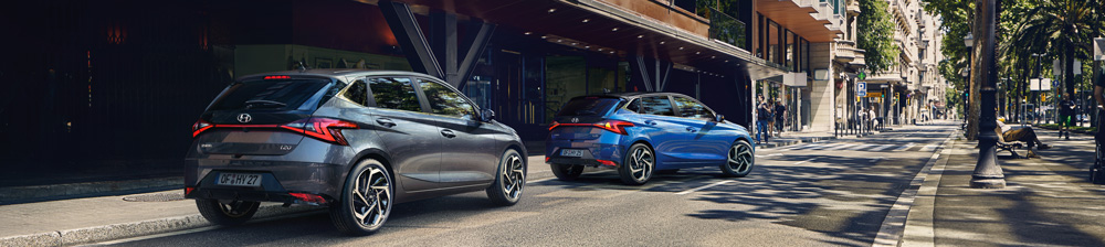 Naujasis Hyundai i20 my21 priekinės transporto priemonės pajudėjimas