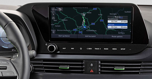 Naujasis Hyundai i20 my21 10.25 coliu jutiklinis ekranas