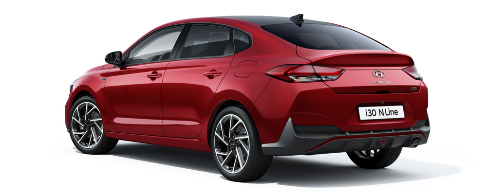 Naujasis i30 fastback N LINE galingas ir elegantiškas fakto autocentras