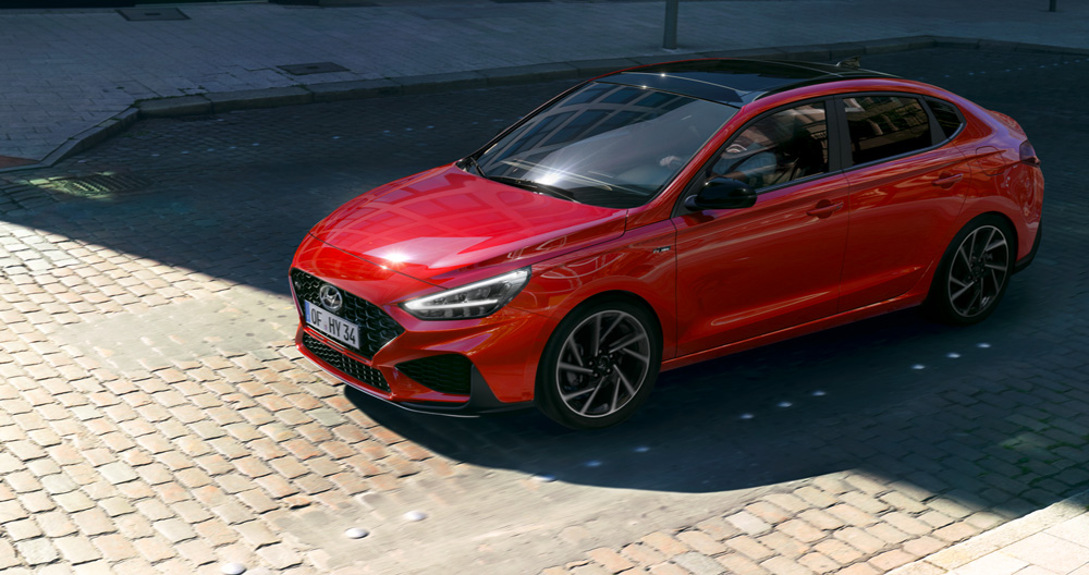 Naujasis i30 fastback my21 n line fakto autocentras