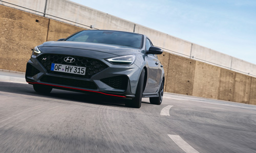 i30 Fastback N MY21 naujas buferis aerodinaminės arkos