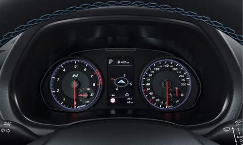Hyundai i30 Fastback N MY21 N prietaisų skydelis