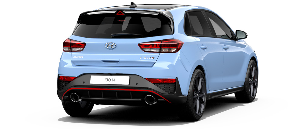 Naujasis Hyundai i30 N didesni galiniai išmetimo vamzdžiai