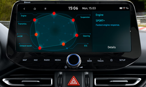 Naujasis Hyundai i30N MY21 Performance driving sistema
