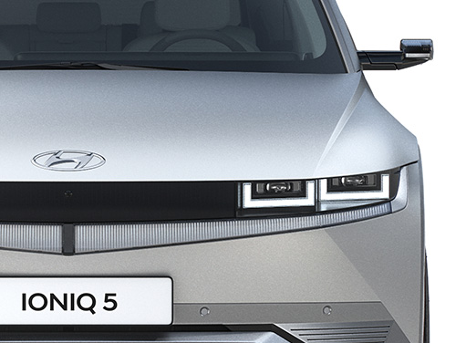 Naujasis Hyundai IONIQ 5 priekiniai LED žibintai
