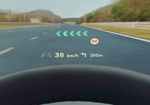 Hyundai IONIQ 5 pažangus projekcinis ekranas