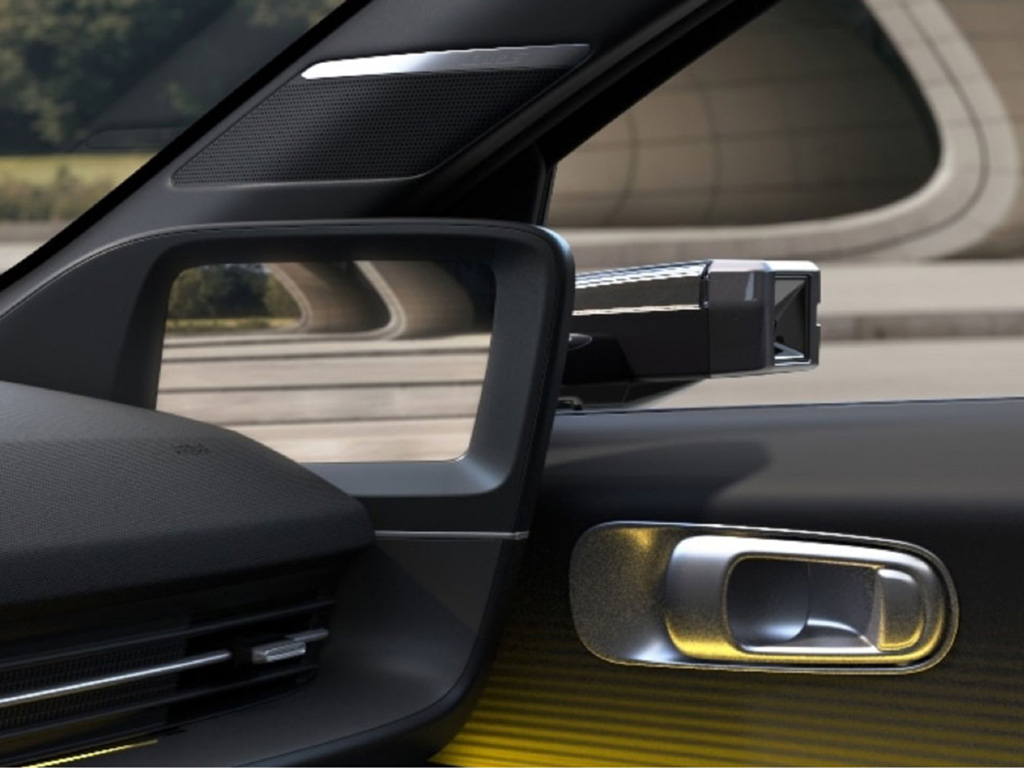 Naujasis Hyundai IONIQ 6 skaitmeniniai šoniniai veidrodėliai