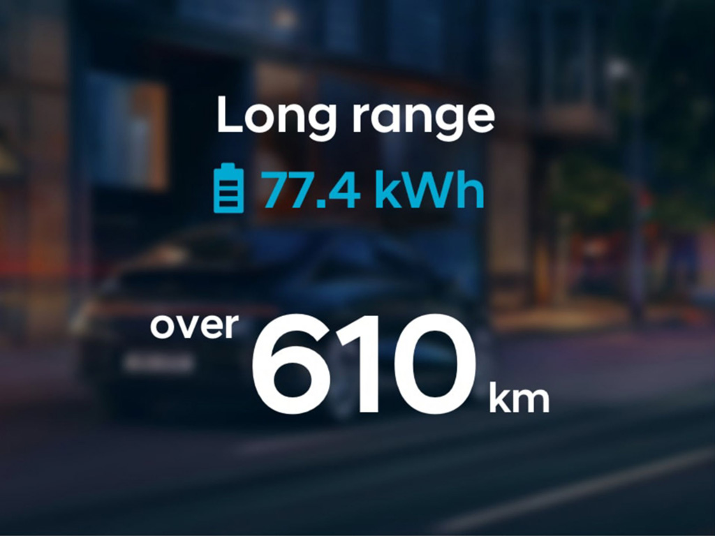 Naujasis Hyundai IONIQ 6 77,4 kWh baterija