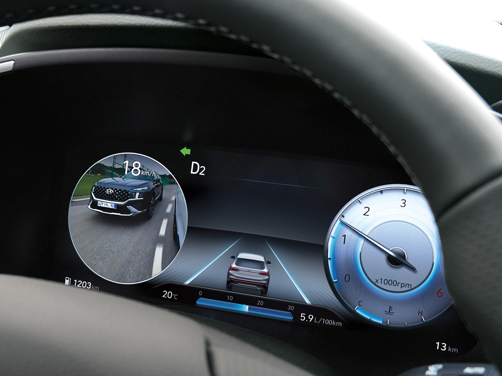 Naujasis Hyundai IONIQ6 Aklosios zonos stebėjimo monitorius