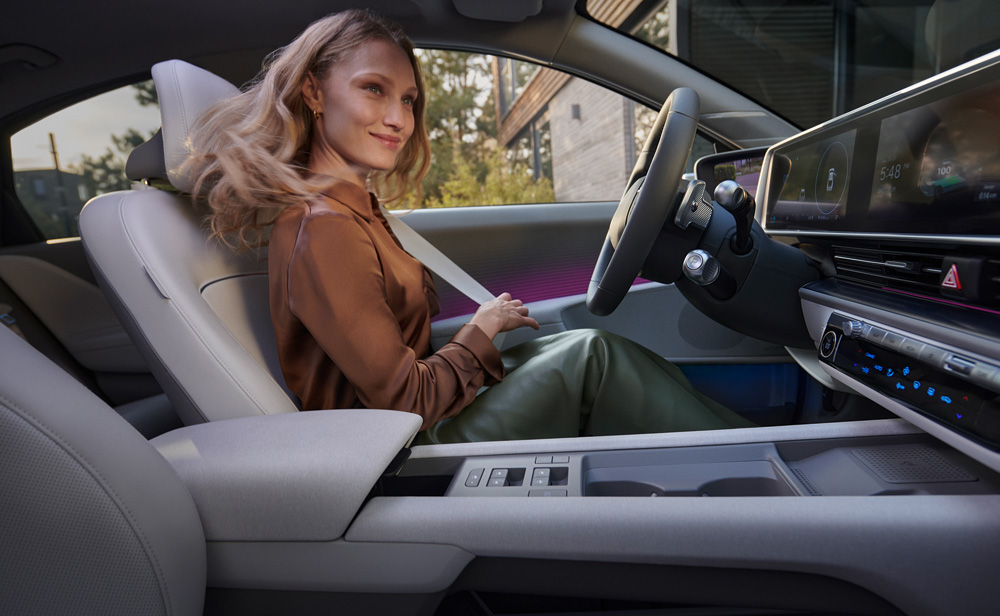 Naujasis Hyundai IONIQ 6 tvarios medžiagos