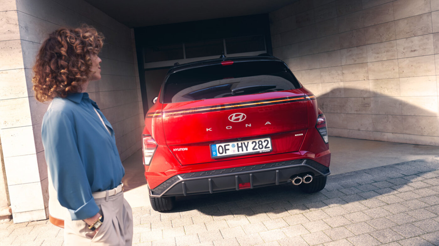 Hyundai KONA Hybrid MY24 Dvigubas chrominis išmetimas