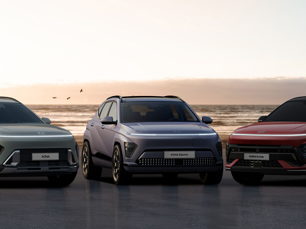 Hyundai KONA Hybrid MY24 Vientisas horizontalus žibintas