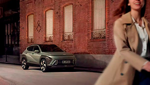 Hyundai KONA Hybrid MY24 išmaniojo statymo pagalbos sistema