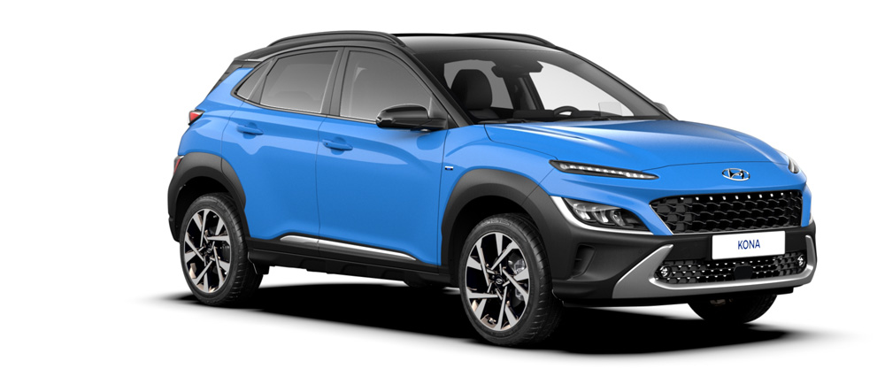 Naujasis Hyundai KONA my21 sportiškas siluetas