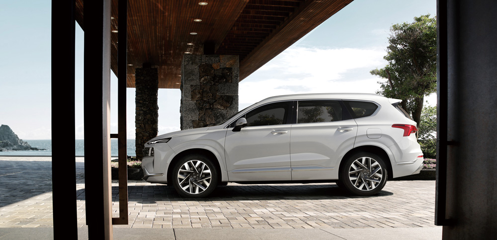Naujasis Hyundai Santa Fe my21 Suasmenininkite pagal skonį