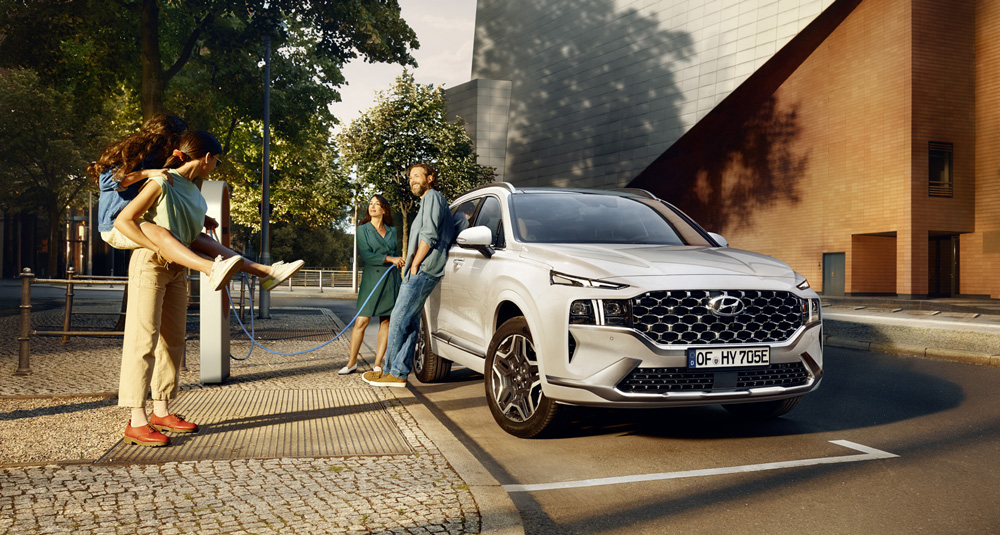 Hyundai Santa Fe MY21 plug-in hibridas
