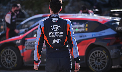 Hyundai WRC sąvokos parc Ferme